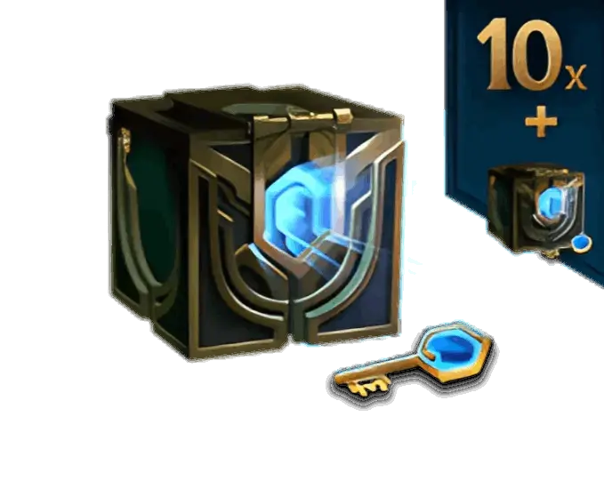 10 Hextech Chests & Keys + 1 Bonus Set Lol Shop