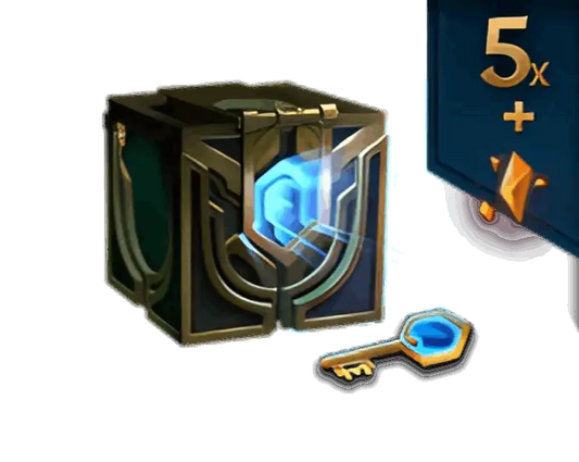 5 Hextech Chests & Keys + Bonus Essence Lol Shop